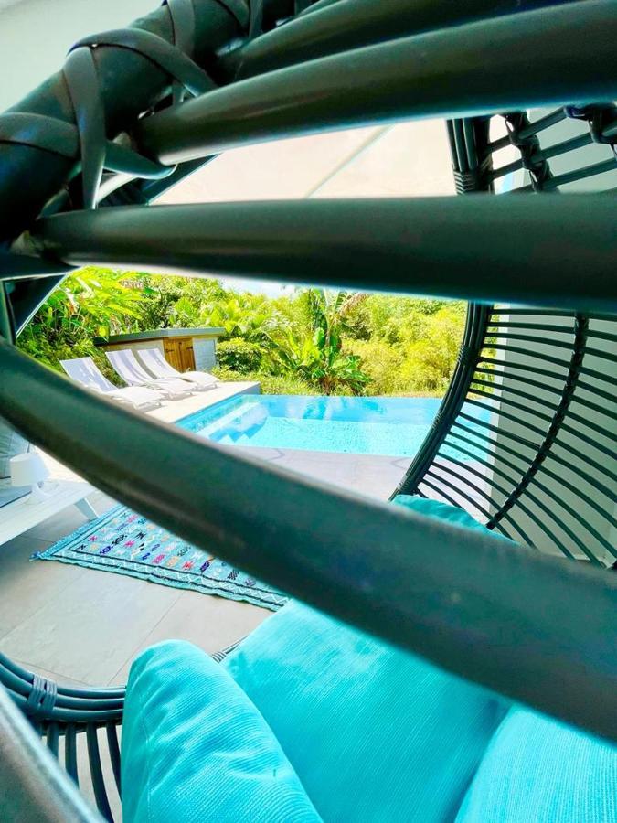 Villa Kumquat Avec Piscine Et Vue Sur Les Montagnes Petit-Bourg Ngoại thất bức ảnh